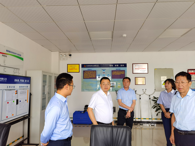 刘兴义到新能源分公司新田县区域项目调研